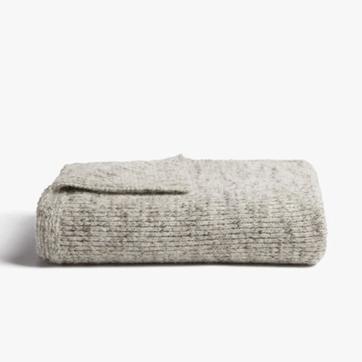 Chunky Alpaca Throw